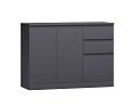 Комод Мальм - 22 Графит