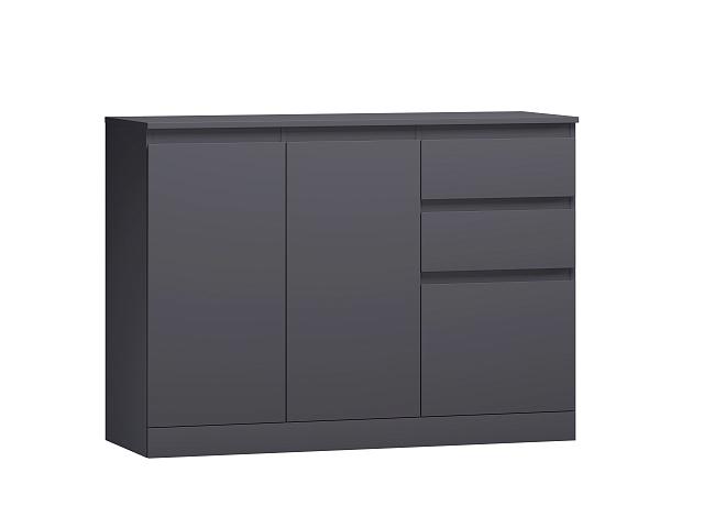 Комод Мальм - 22 Графит