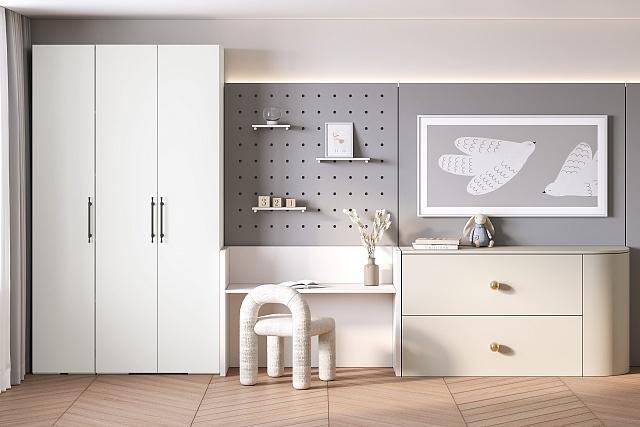 Шкаф распашной Мори-Хелена - 5 Белый