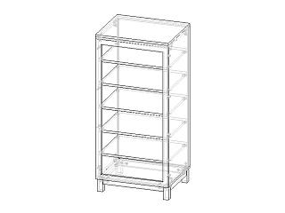 Стеллаж Техас - 4 МДФ