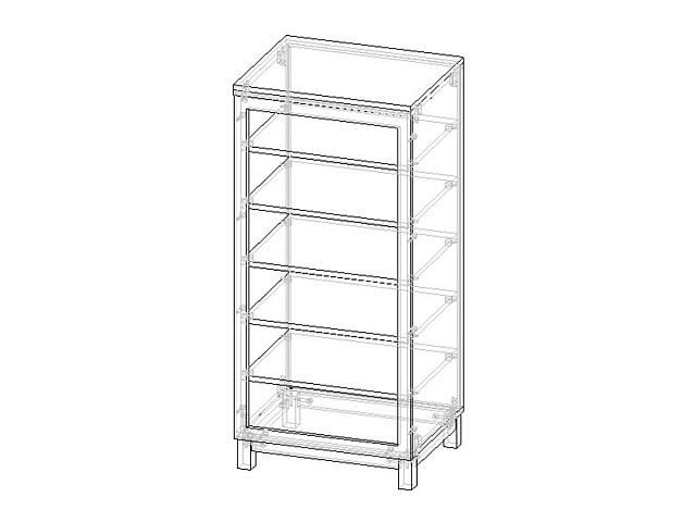 Стеллаж Техас - 4 МДФ