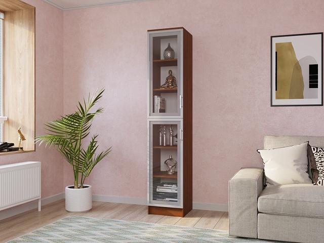 Книжный шкаф Альма - 2 Орех Экко