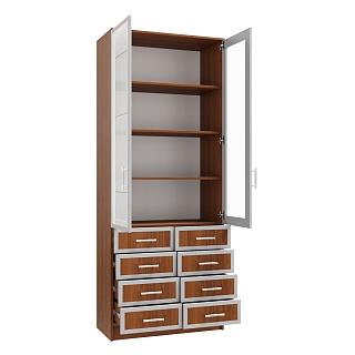 Книжный шкаф Альма - 12 Орех Экко