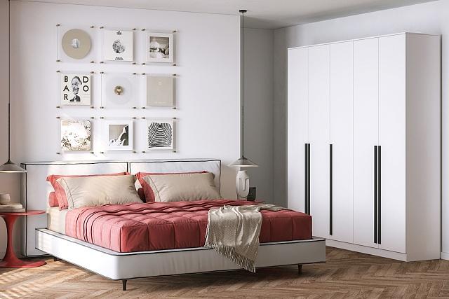 Шкаф распашной Лорена Пакс - 5 Белый