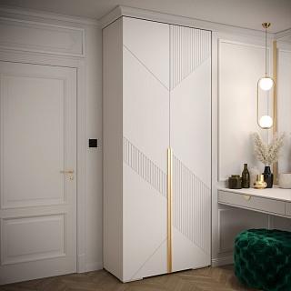 Шкаф распашной Нейс - 1 Белый