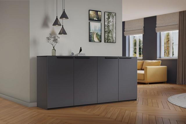 Тумба Лорена Пакс - 3 Графит