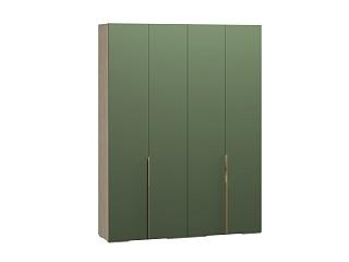 Шкаф распашной Кайси МДФ - 7 Шарли Green