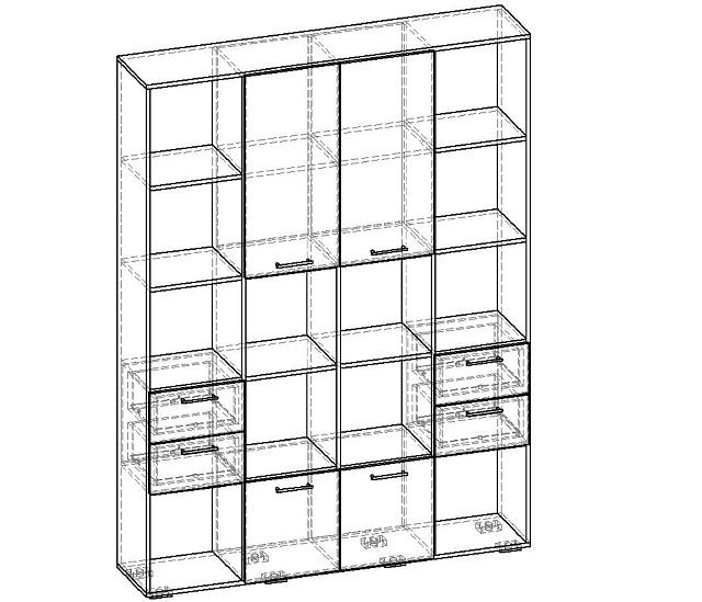 Стеллаж Бриз - 4.04