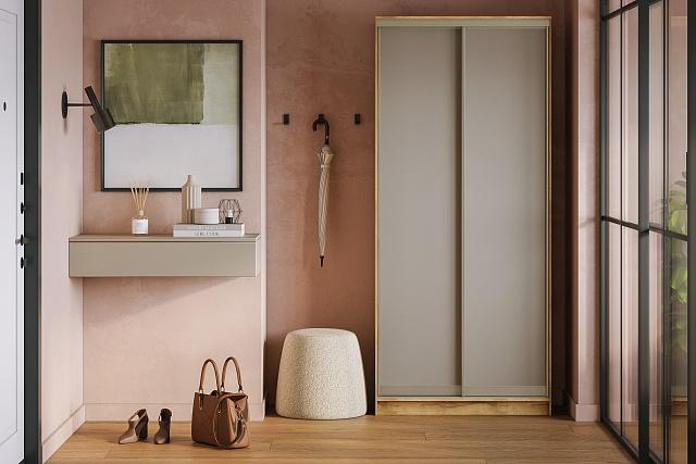 Шкаф-купе Борнео - 2.1К Дуб Золотистый