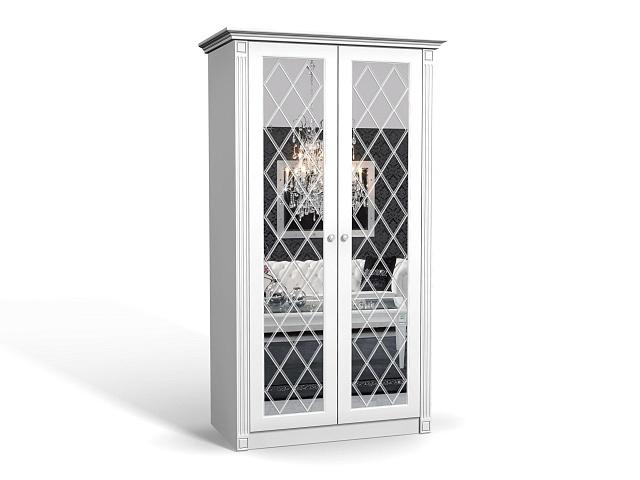 Шкаф распашной Кристалл - 2 МДФ