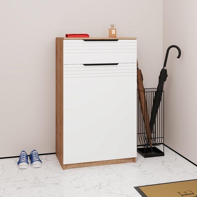 Тумба для обуви Астрис - 3 Белый