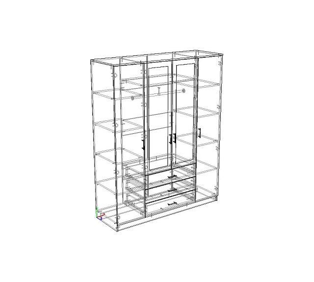 Шкаф распашной Престиж - 4.3