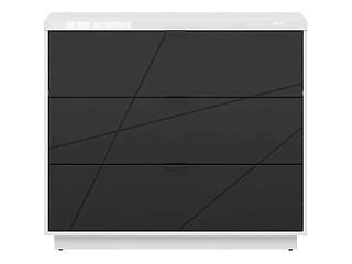 Комод Бостон - 3 Черный