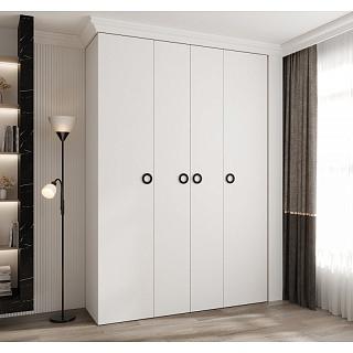 Шкаф распашной Хилтон - 2.4 Белый