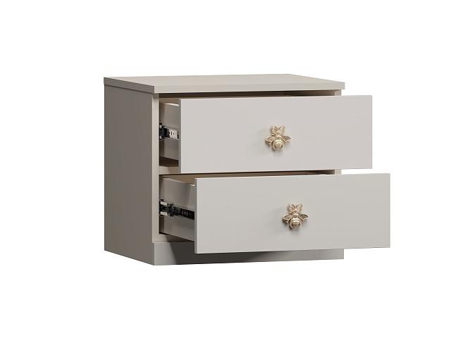 Тумба прикроватная Скарабей - 3 МДФ Кашемир