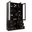 Книжный шкаф Библиограф - 3 №7 Венге