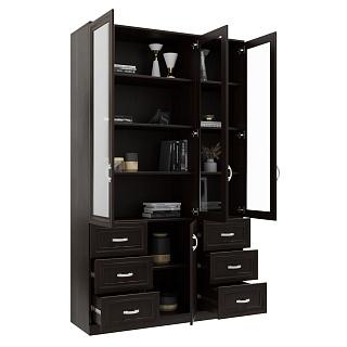 Книжный шкаф Библиограф - 3 №7 Венге