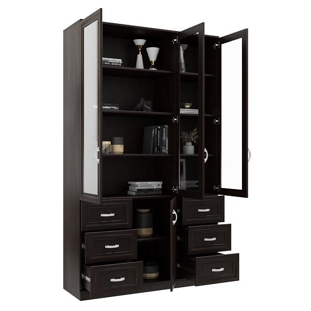 Книжный шкаф Библиограф - 3 №7 Венге