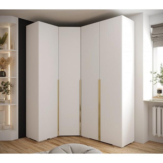 Шкаф угловой Мори - 11 Белый