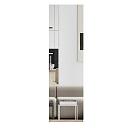 Пенал Астрис - 2 с зеркалом Белый