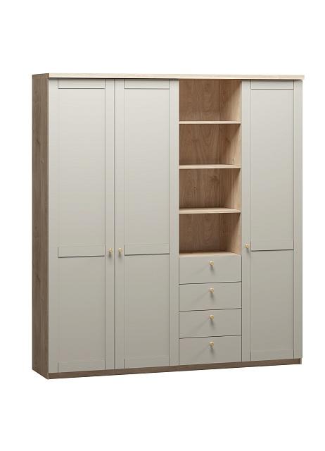 Шкаф распашной София РАХ - 30 МДФ Кастелло Медовый / Кашемир