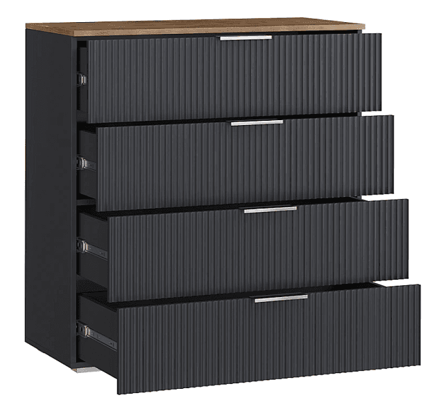 Комод Салерно 4 Графит