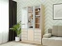 Книжный шкаф Альма - 21 Дуб Молочный