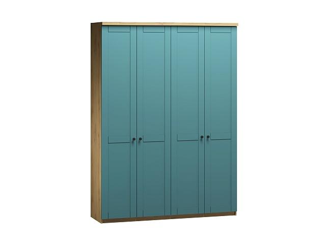 Шкаф распашной София РАХ - 3 МДФ Аквамарин