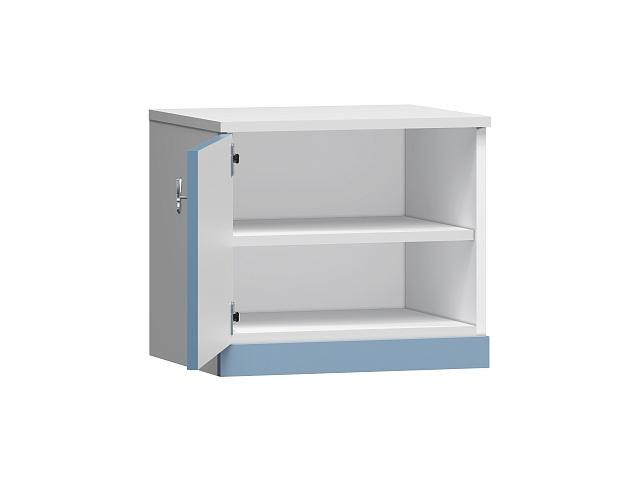 Тумба прикроватная Банни- 1МДФ Пастельно-Синий