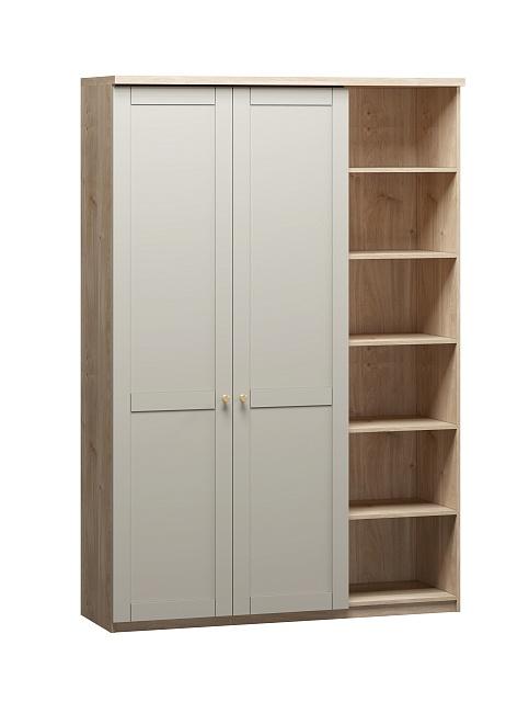 Шкаф распашной София РАХ - 33 МДФ Кастелло Медовый / Кашемир