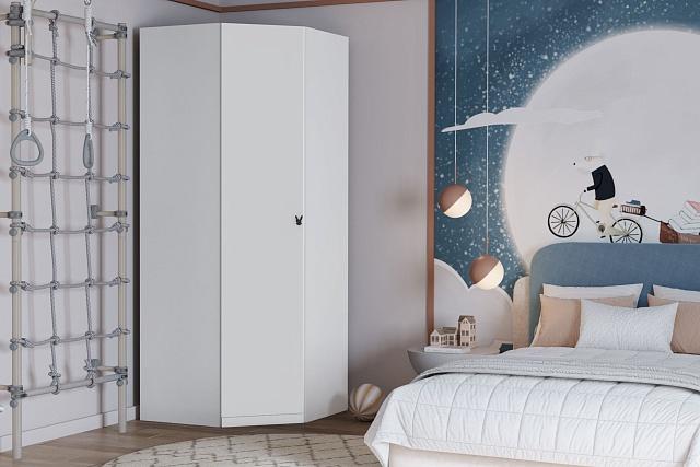 Шкаф угловой Банни МДФ Белый