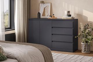 Комод Мальм - 18 Графит