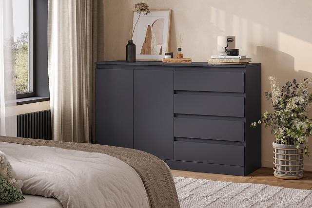 Комод Мальм - 18 Графит