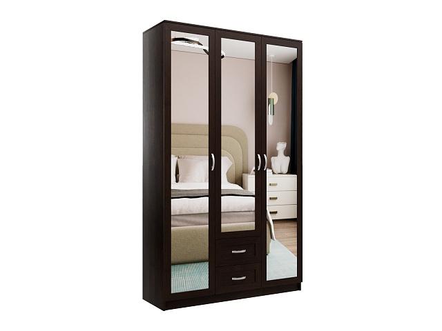 Шкаф распашной Стелла - 3 Венге