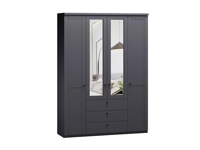 Шкаф распашной София РАХ - 20 МДФ Графит