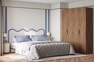 Шкаф распашной Белиз - 4 Крафт Табачный