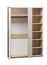Шкаф распашной София РАХ - 33 МДФ Кастелло Медовый / Кашемир