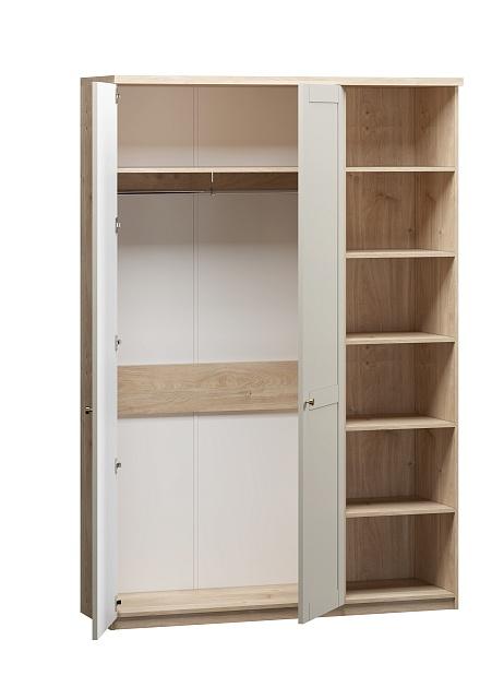 Шкаф распашной София РАХ - 33 МДФ Кастелло Медовый / Кашемир