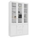 Книжный шкаф Библиограф - 3 №4 Белый