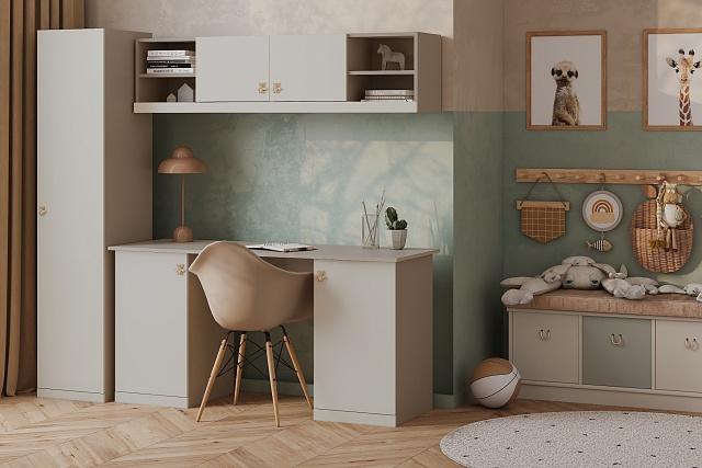 Антресоль Скарабей - 5 МДФ Кашемир