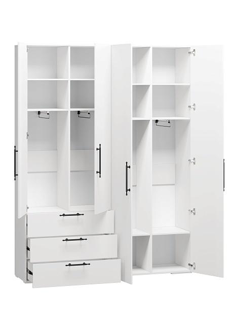 Шкаф распашной Мори-Хелена - 8 Белый