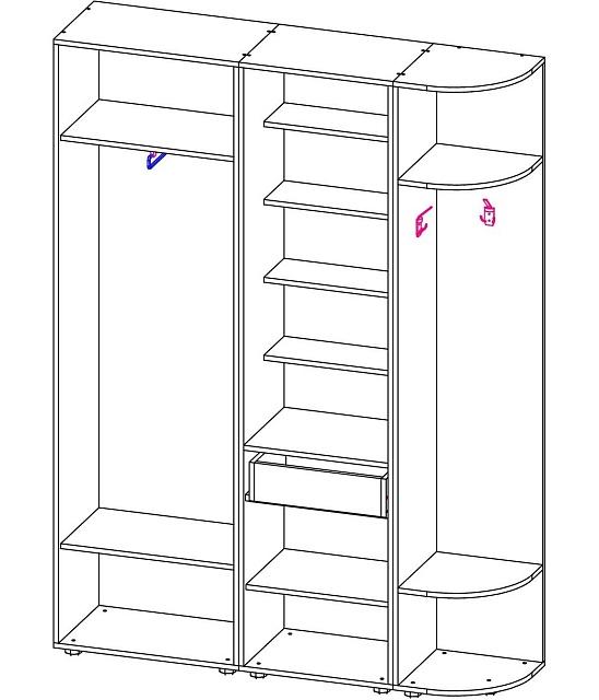 Прихожая Мебелинк 400-06