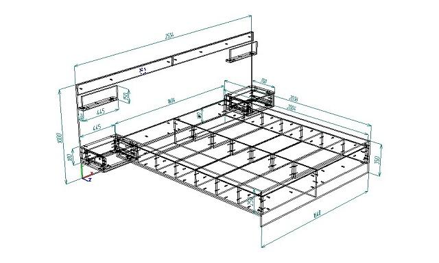 Кровать Адрио