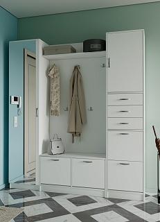 Прихожая Ольга - 8 Белый