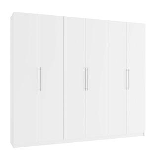 Шкаф распашной Калифорния - 6 Белый