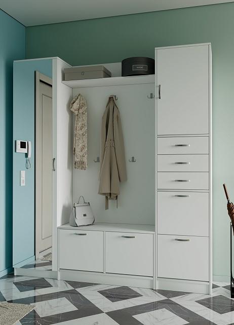 Прихожая Ольга - 8 Белый