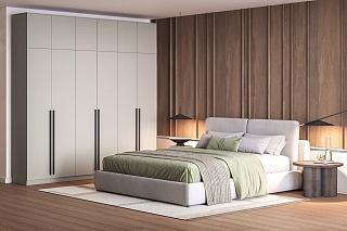 Шкаф распашной Лорена Пакс - 6 с антресолью Кашемир