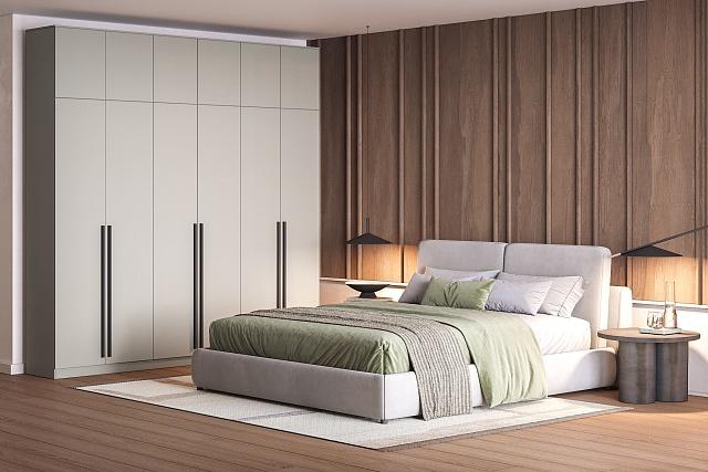 Шкаф распашной Лорена Пакс - 6 с антресолью Кашемир