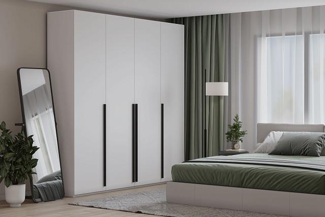 Шкаф распашной Лорена Пакс - 4 Белый