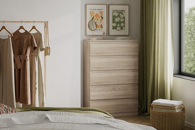 Комод Мальм - 19 Дуб Сонома